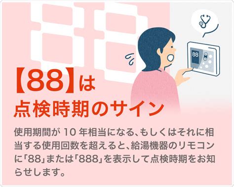 88などの点検お知らせ機能について .